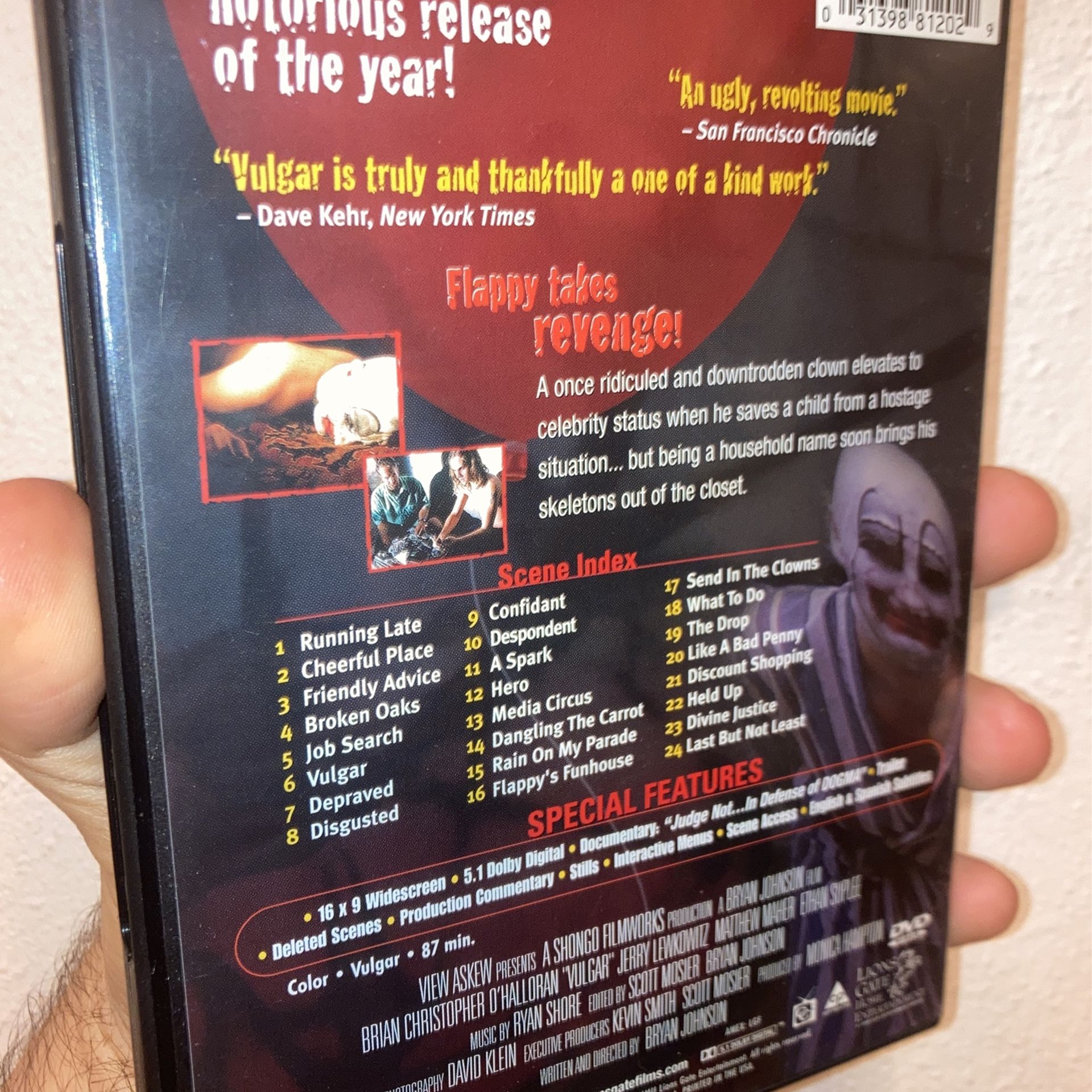 Vulgar DVD - Brian Christopher O’Halloran - photo 2