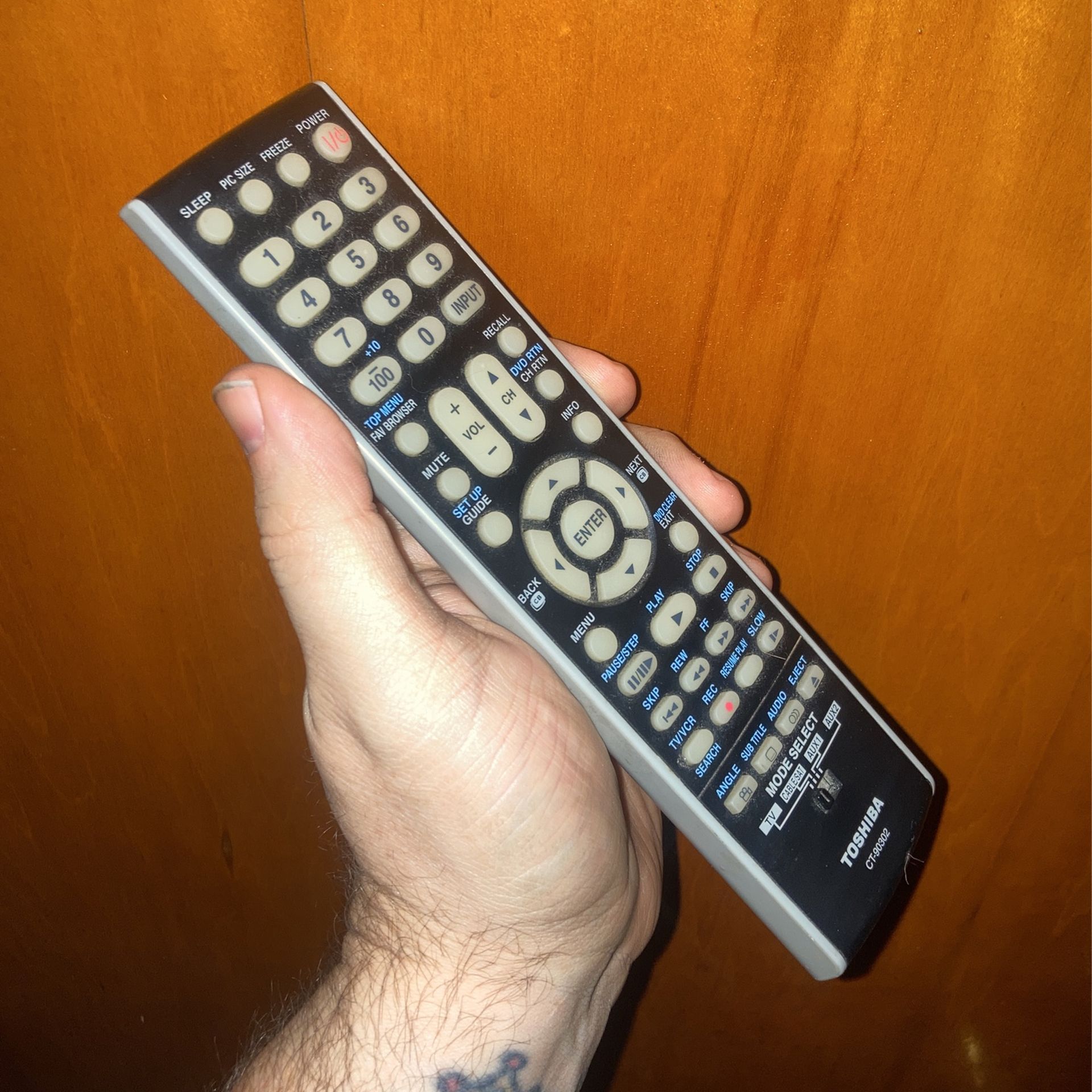 Toshiba CT-90302 Remote