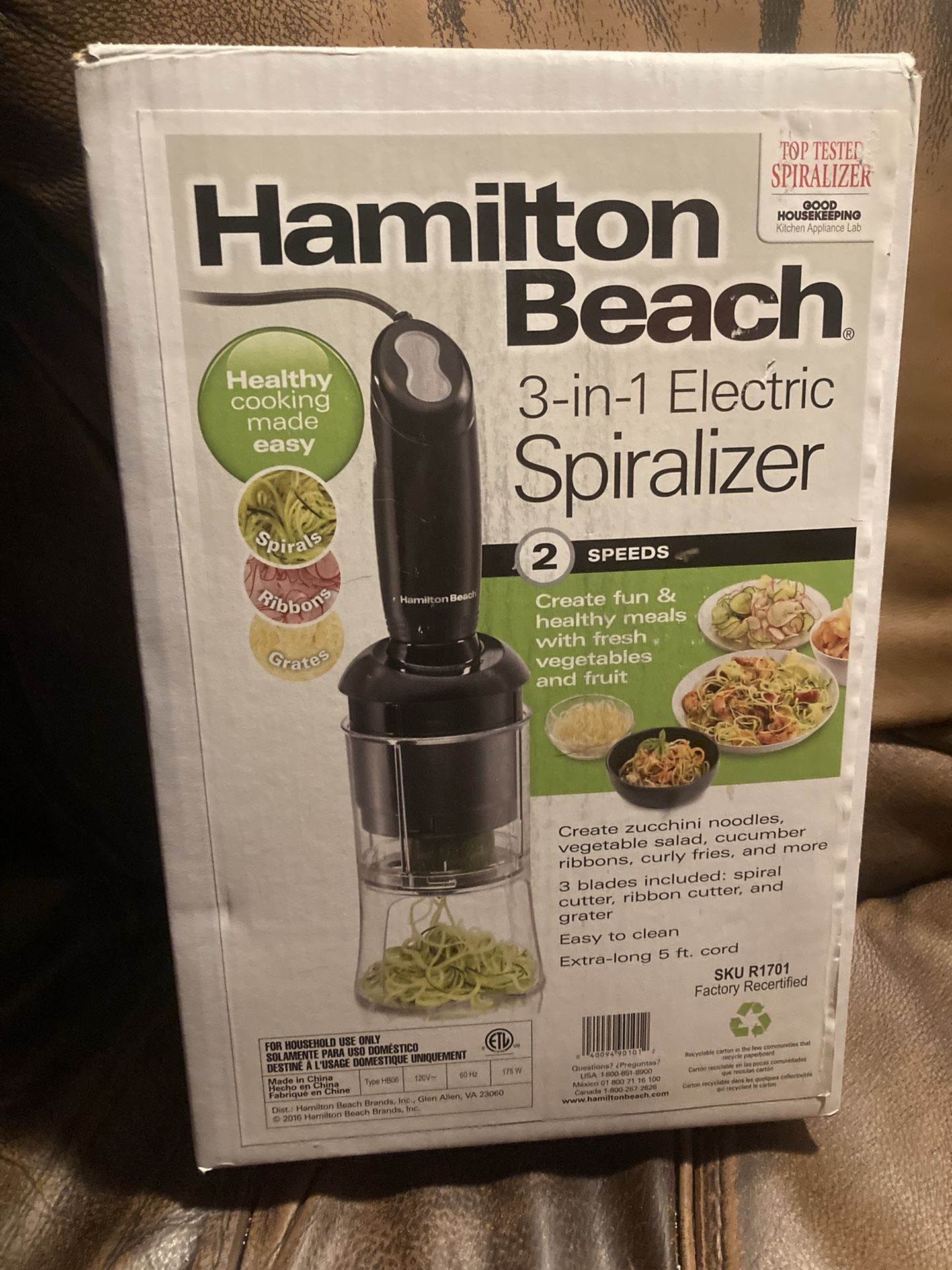 Hamilton Beach 3-In-1 Electric Spiralizer - photo 2