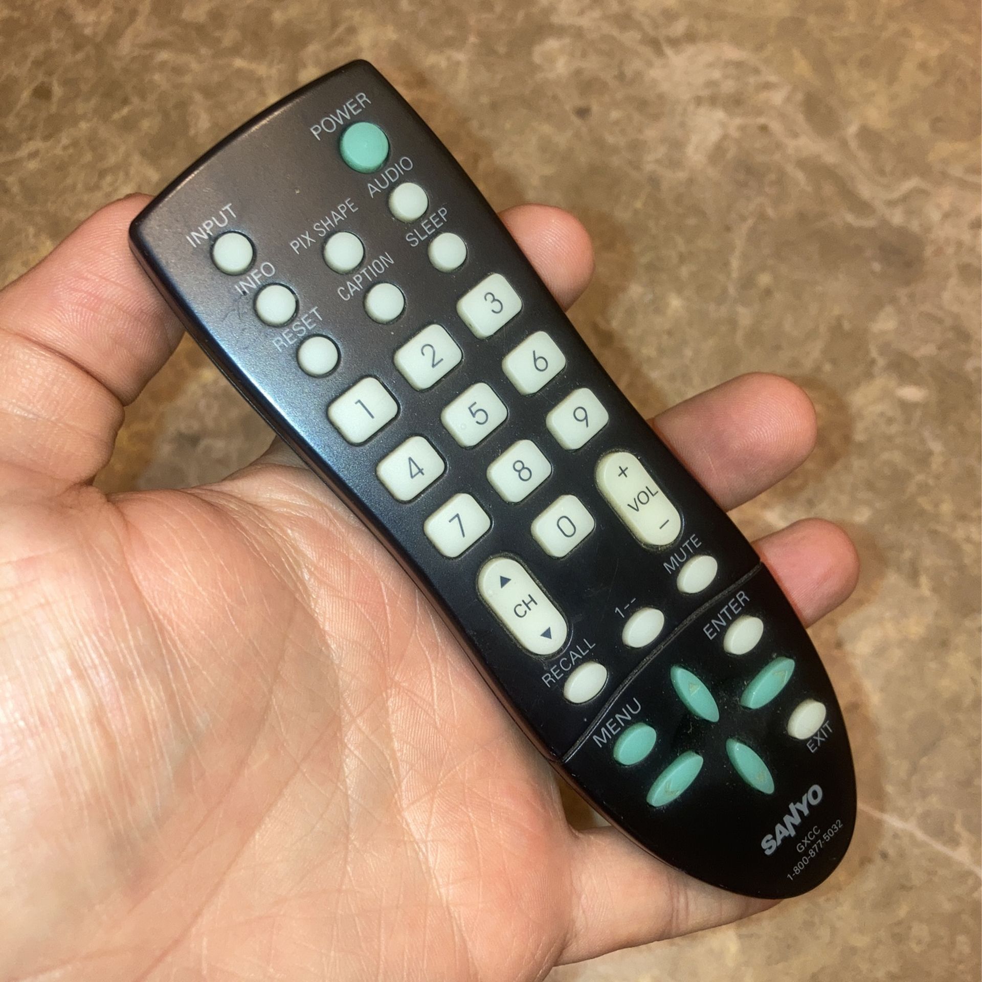 Sanyo GXCC Replacement Remote