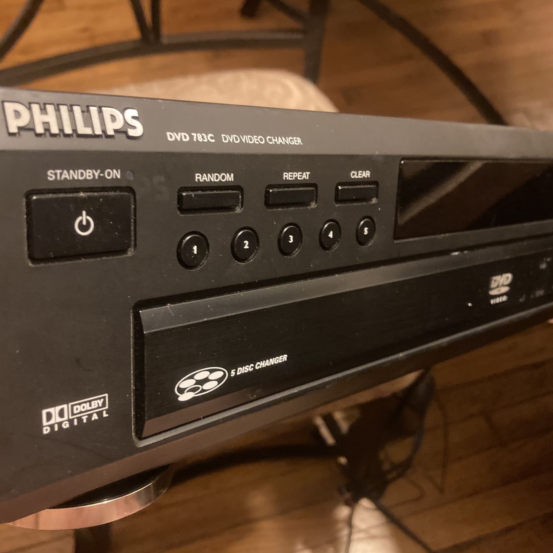 Philips 5 DVD Video Changer, DVD783CH21