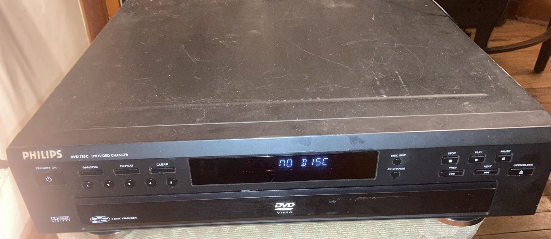 Philips 5 DVD Video Changer, DVD783CH21 - photo 2
