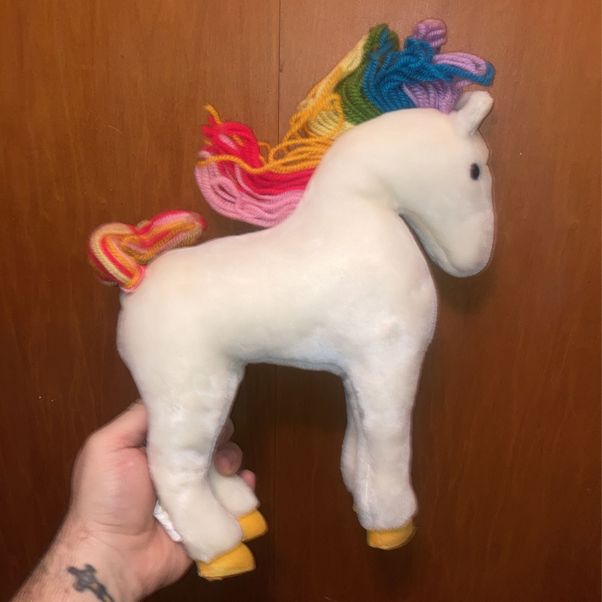 Vintage 1983 Rainbow Brite Starlite 12” Unicorn Plush