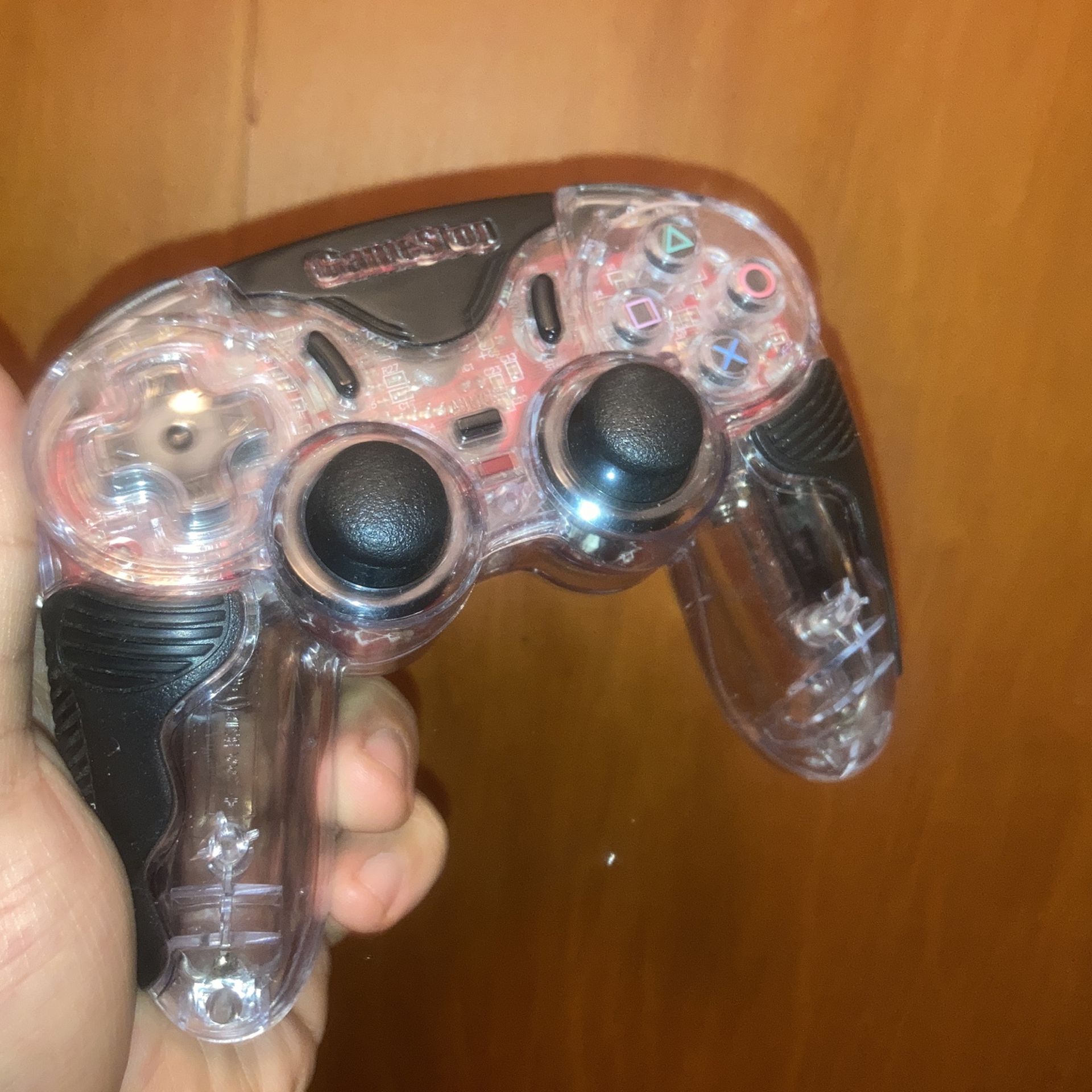 GameStop Chameleon Clear PS2 Wireless Controller