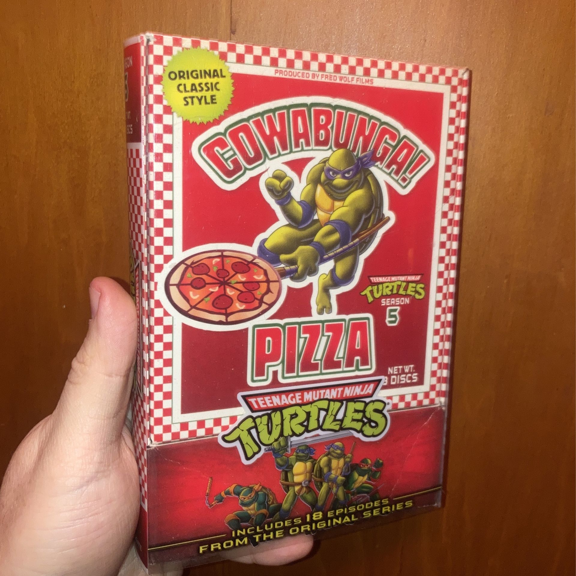 Teenage Mutant Ninja Turtles Season 5: Cowabunga Pizza DVD Set