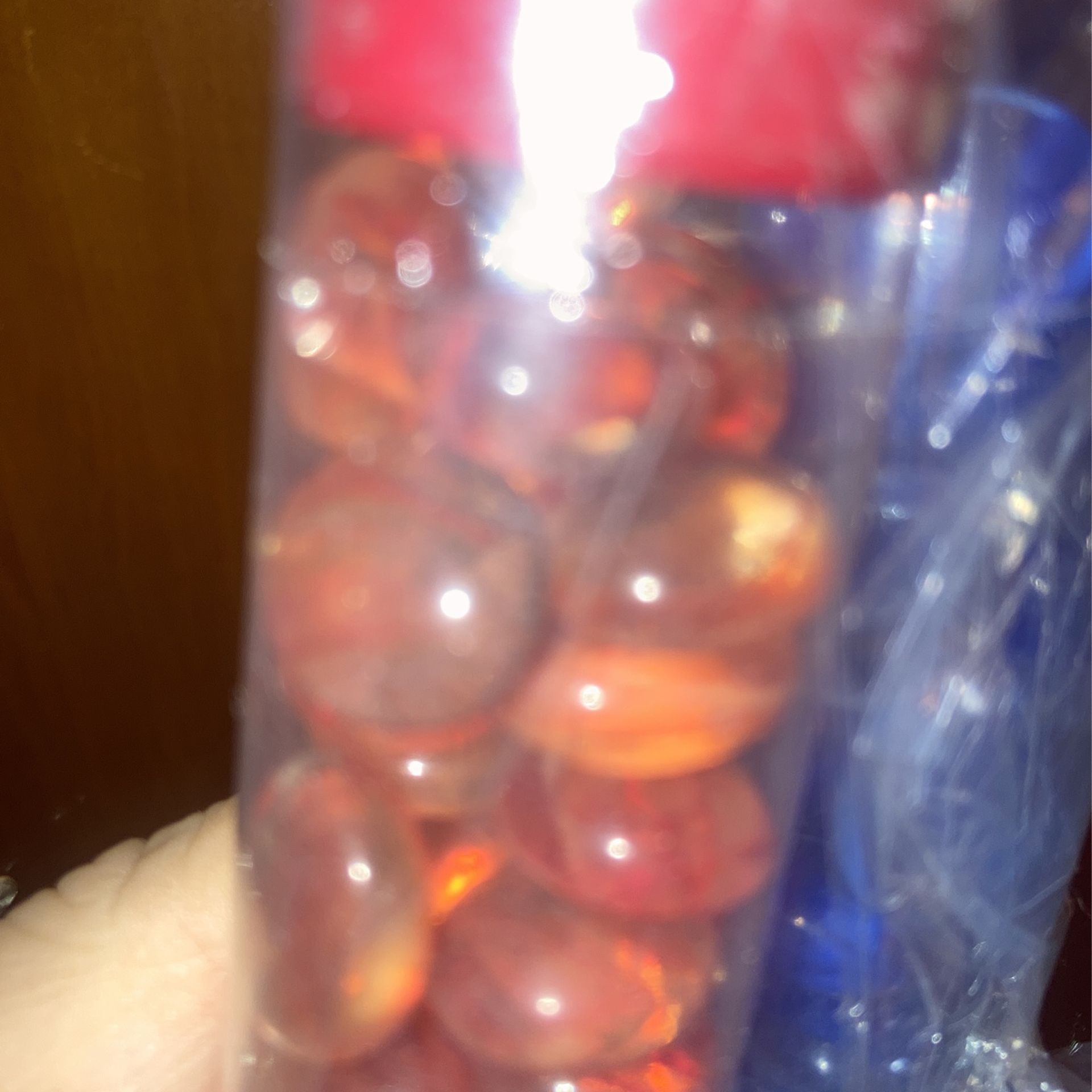 CHESSEX Red & Blue Catseye Gaming Stones Set, 80 Or Greater - photo 4