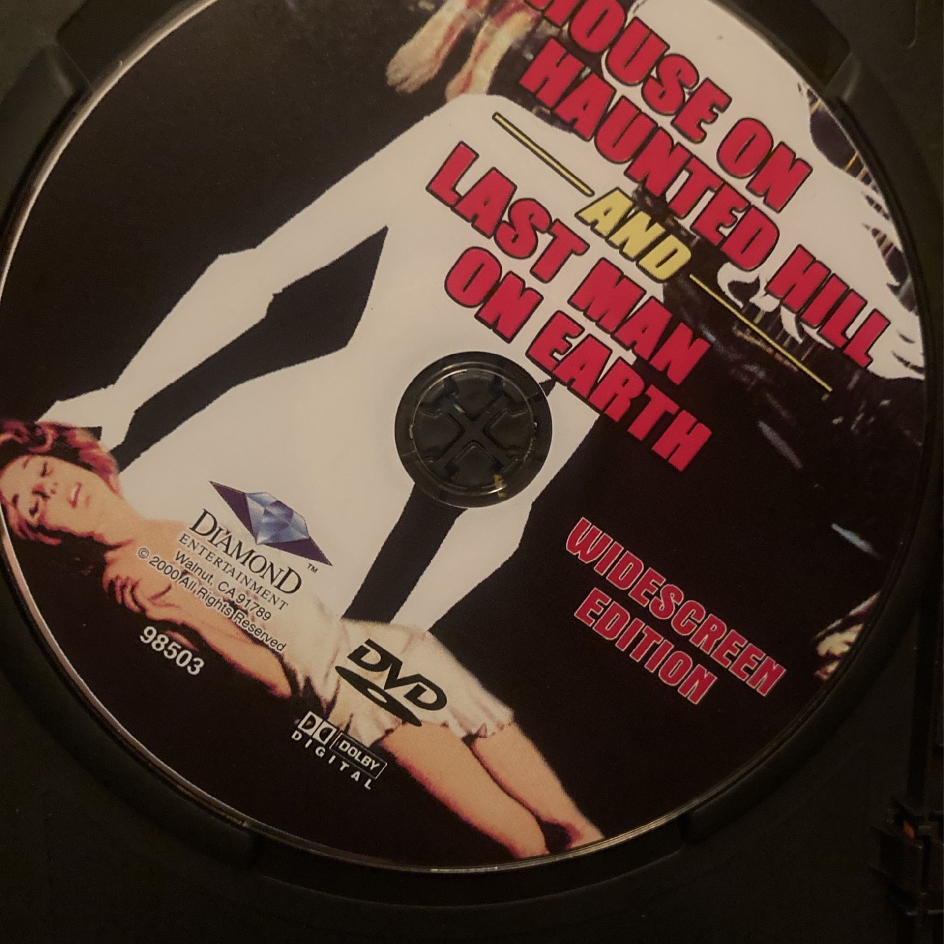 House On Haunted Hill / Last Man On Earth Dual DVD - photo 3