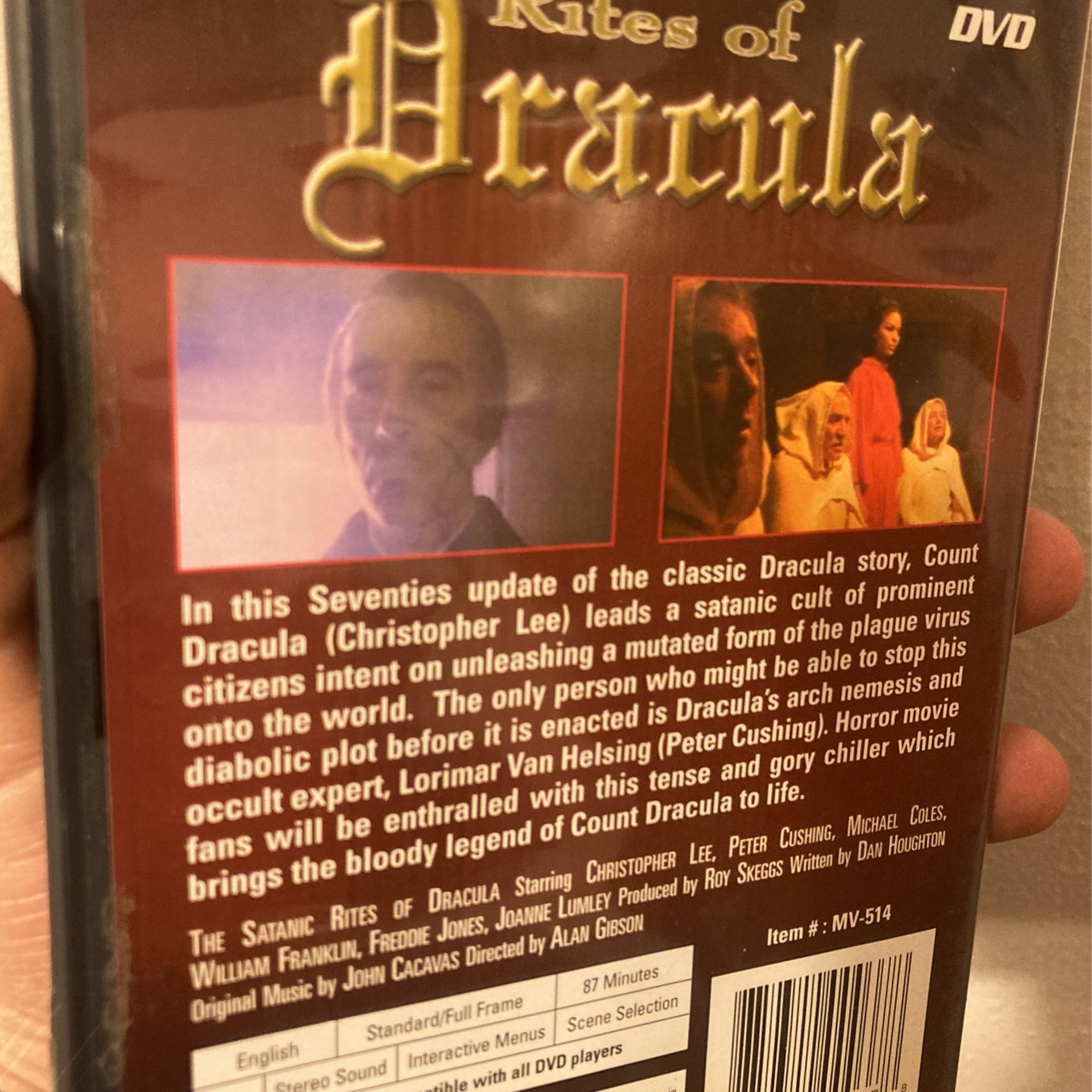 The Satanic Rites Of Dracula DVD - photo 2
