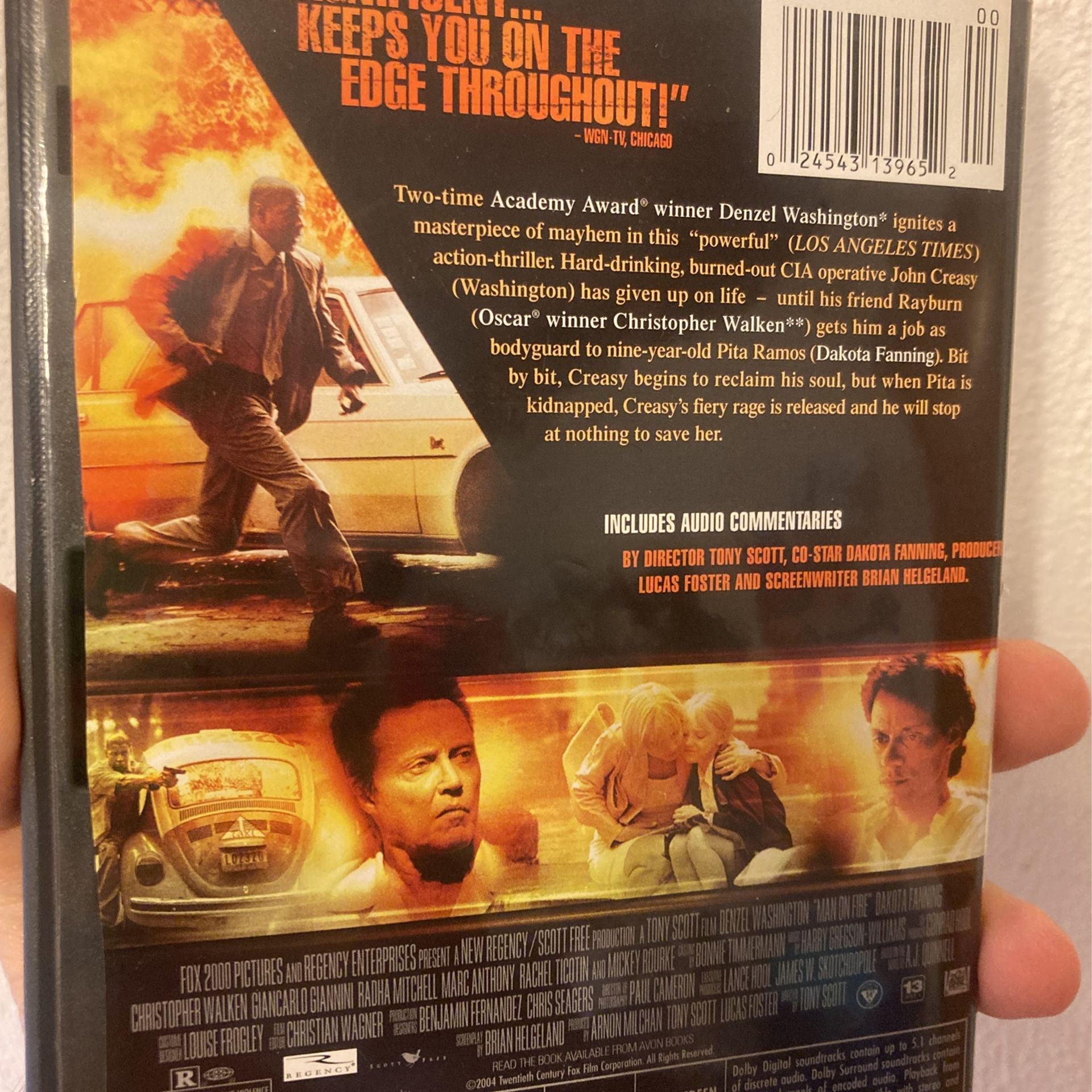 Man On Fire DVD - Denzel Washington - photo 2