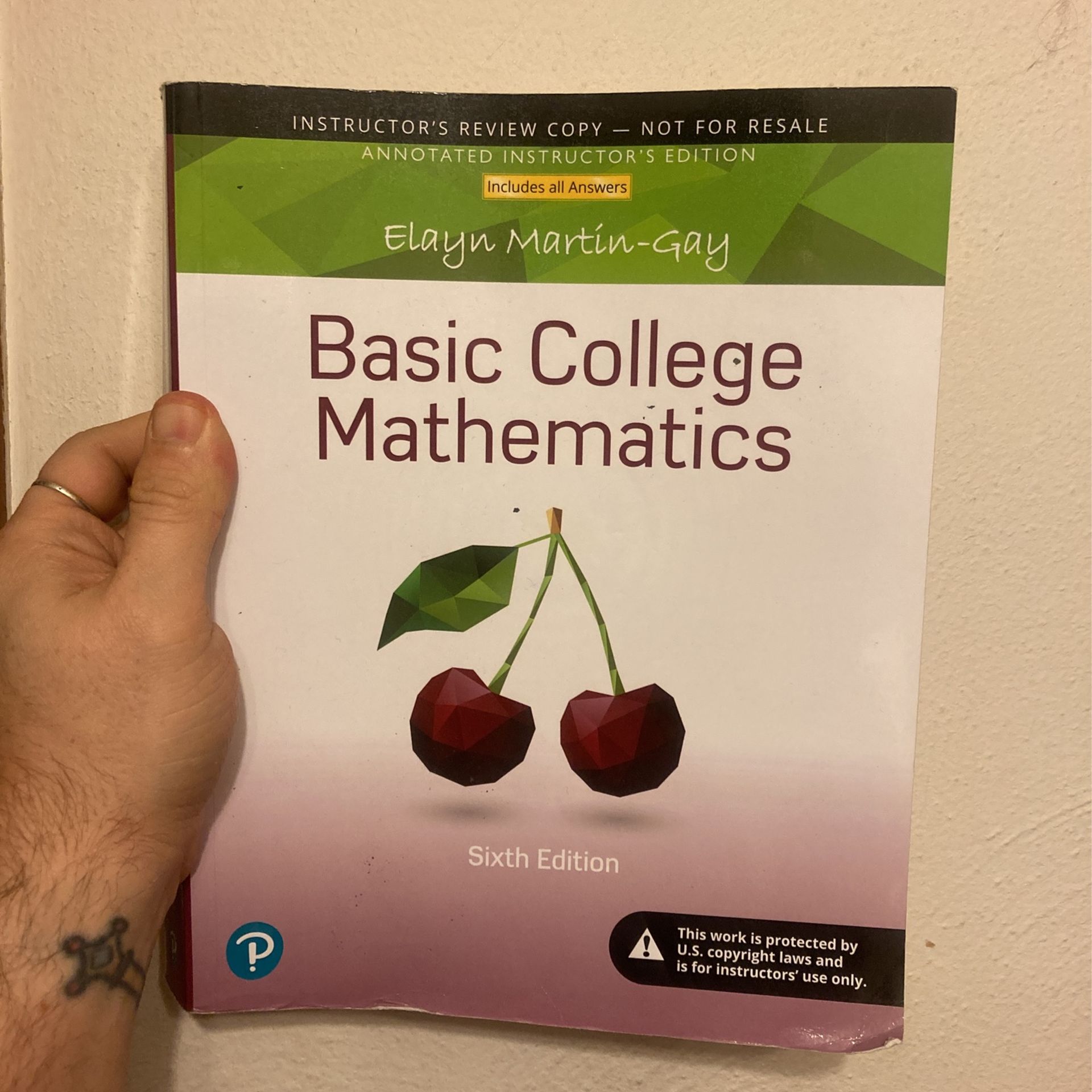 Basic College Mathematics - Sixth Edition (Instructor’s Copy)