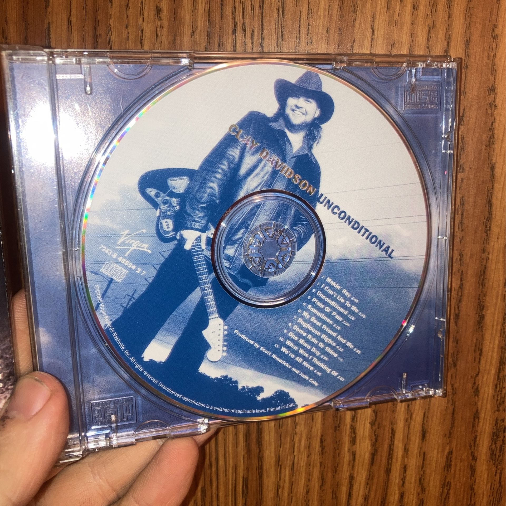 Clay Davidson - Unconditional CD - photo 3