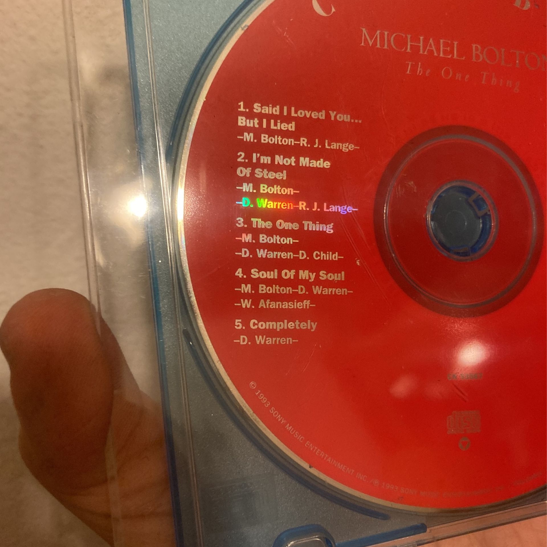 Michael Bolton - The One Thing (CD) - photo 2