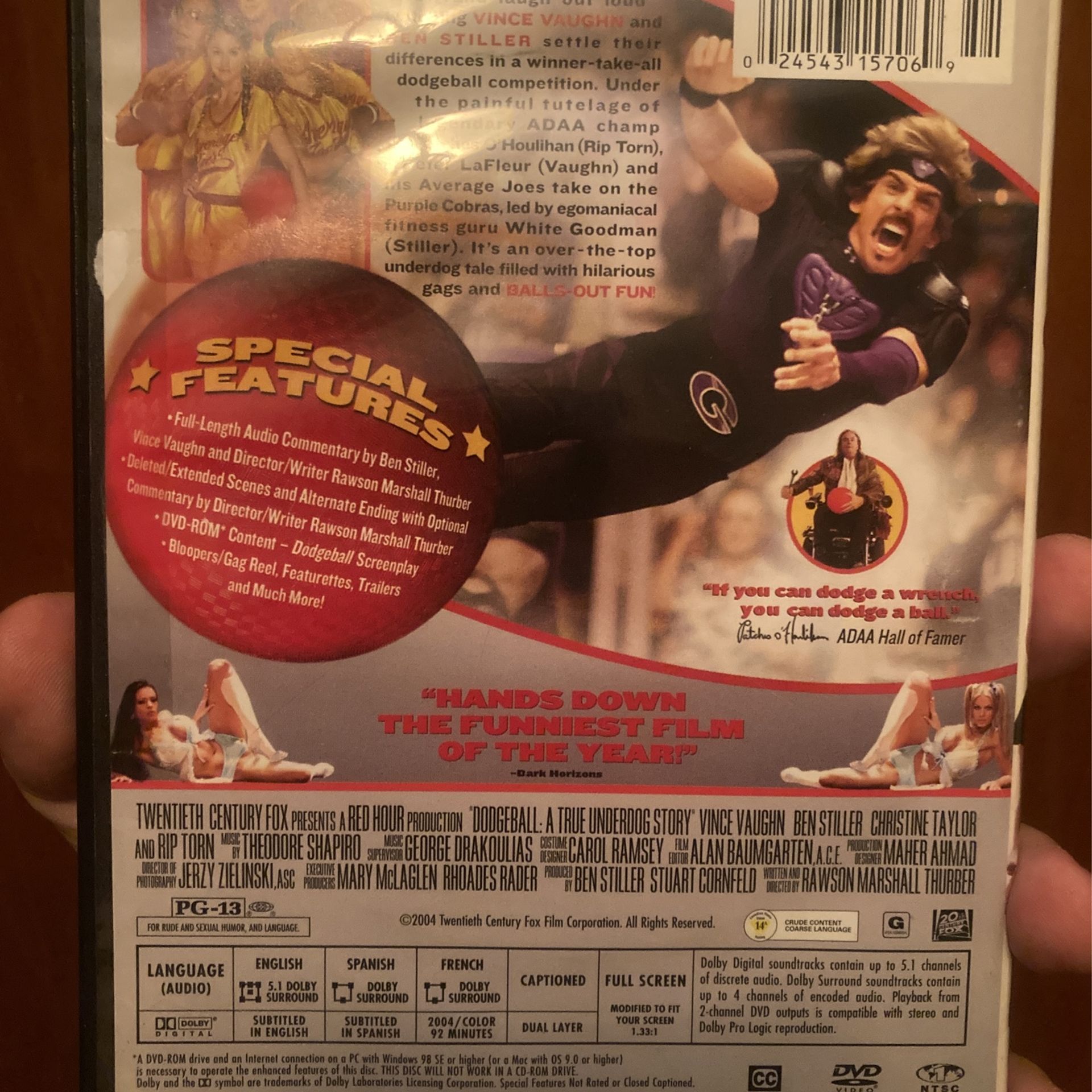 Dodgeball (DVD) - Ben Stiller, Vince Vaughn - photo 2