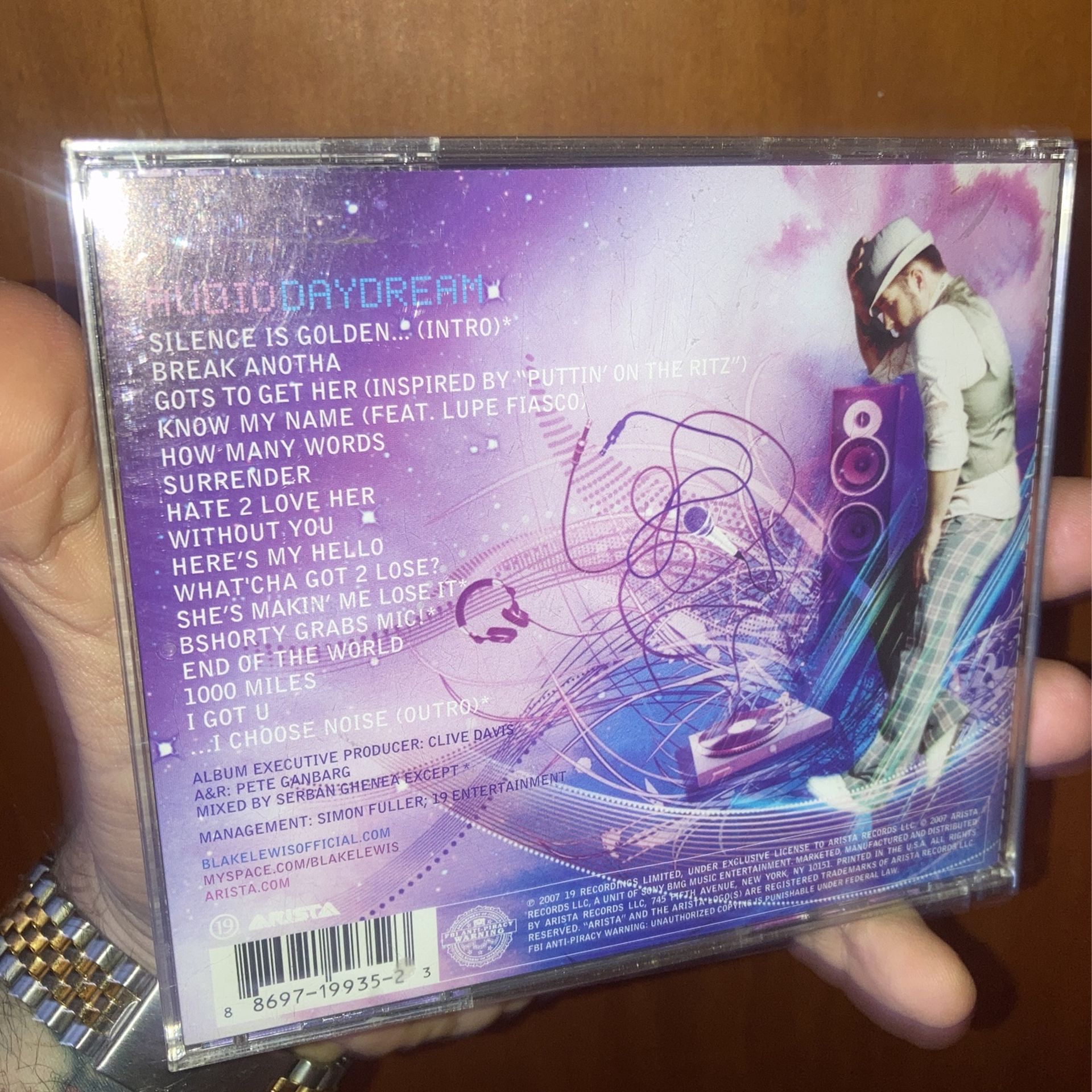 Blake Lewis - Audio Day Dream CD - photo 2