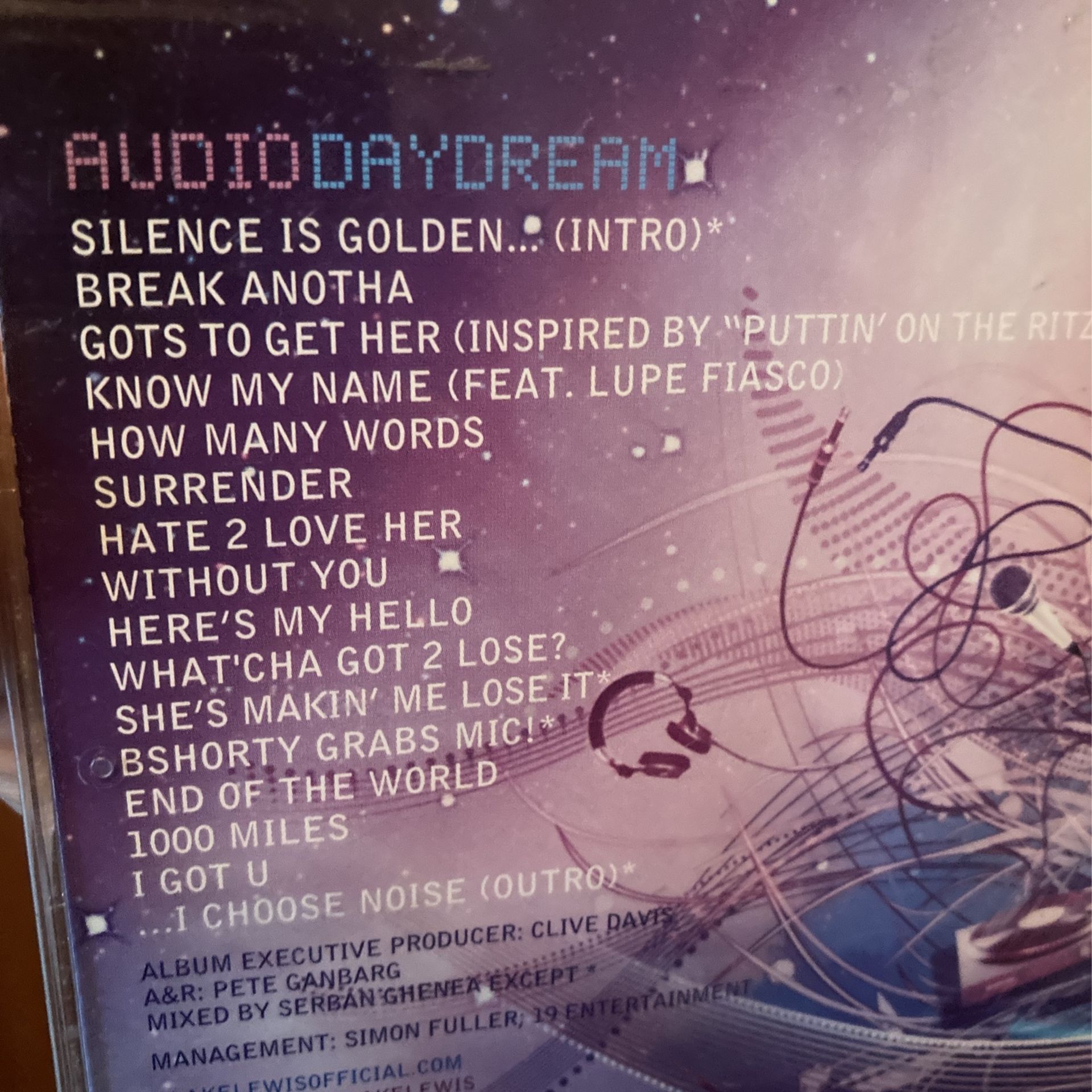 Blake Lewis - Audio Day Dream CD - photo 3