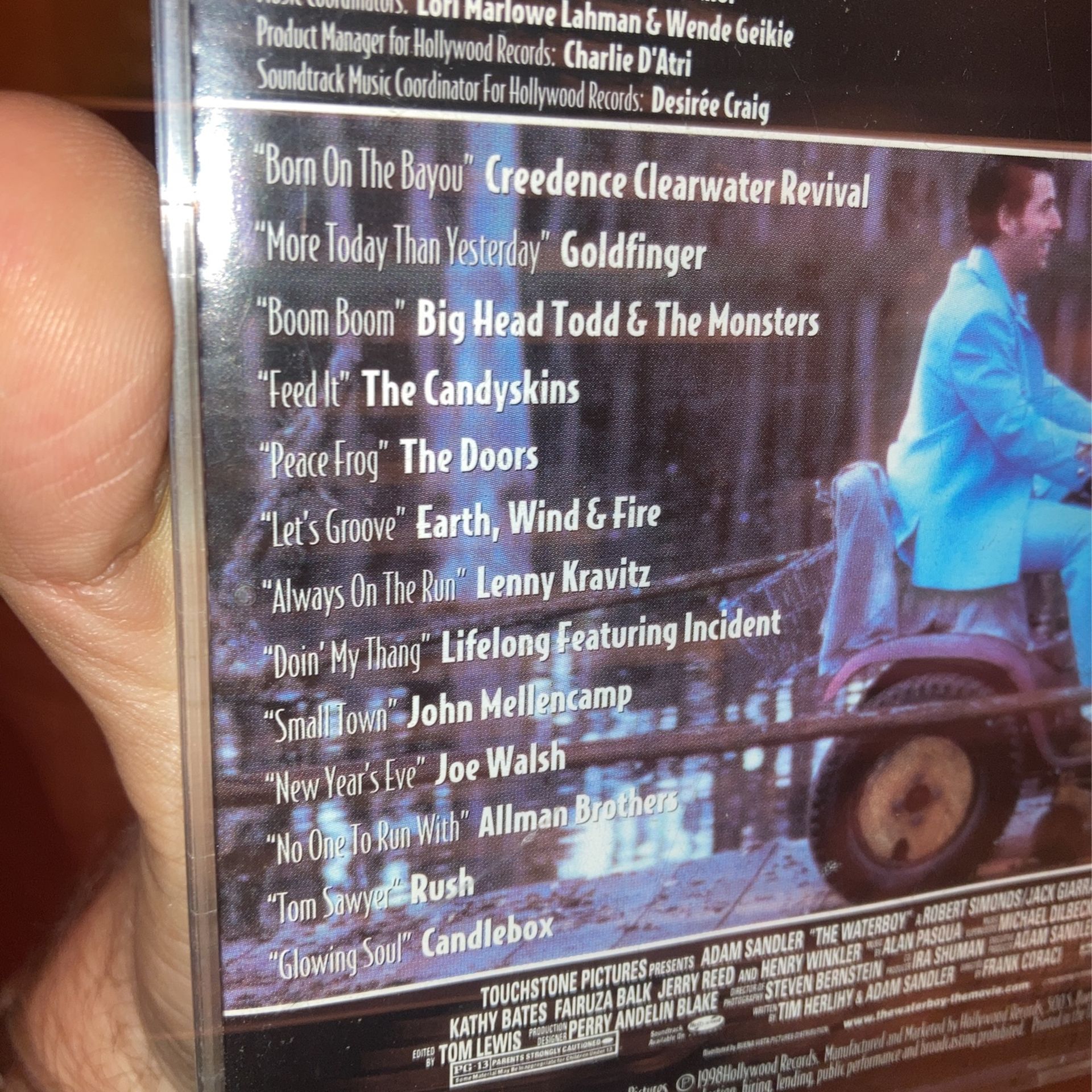 The Waterboy - Official Soundtrack CD - photo 3