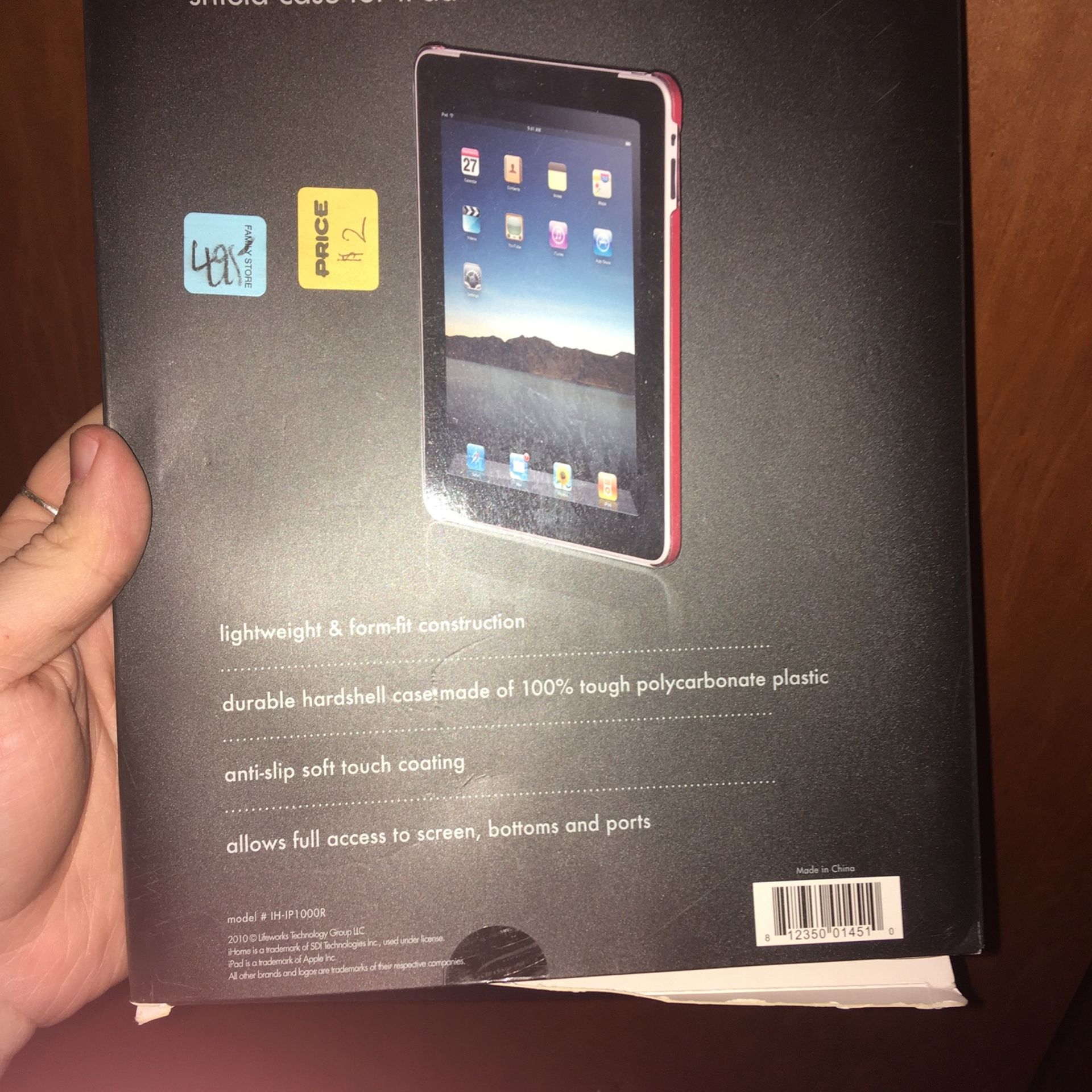 iHome iPad 1st Gen Red Shield Case - photo 5