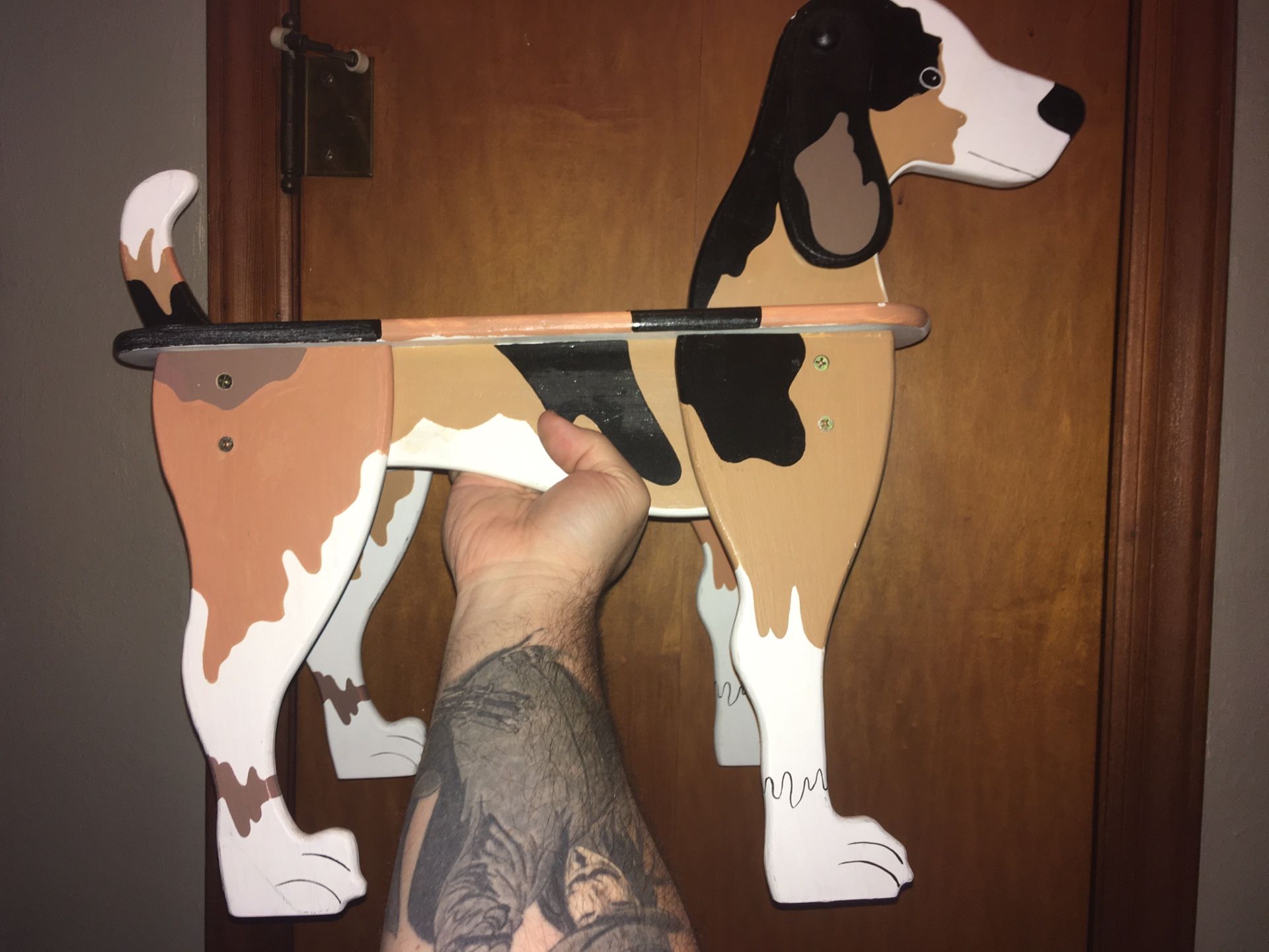 Collections Inc. Wooden Dog Statue - photo 2