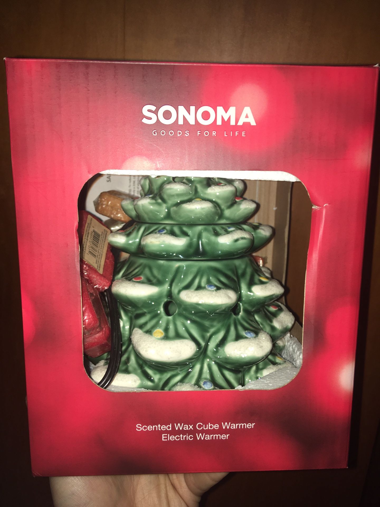Sonoma Christmas Tree Wax Cube Warmer