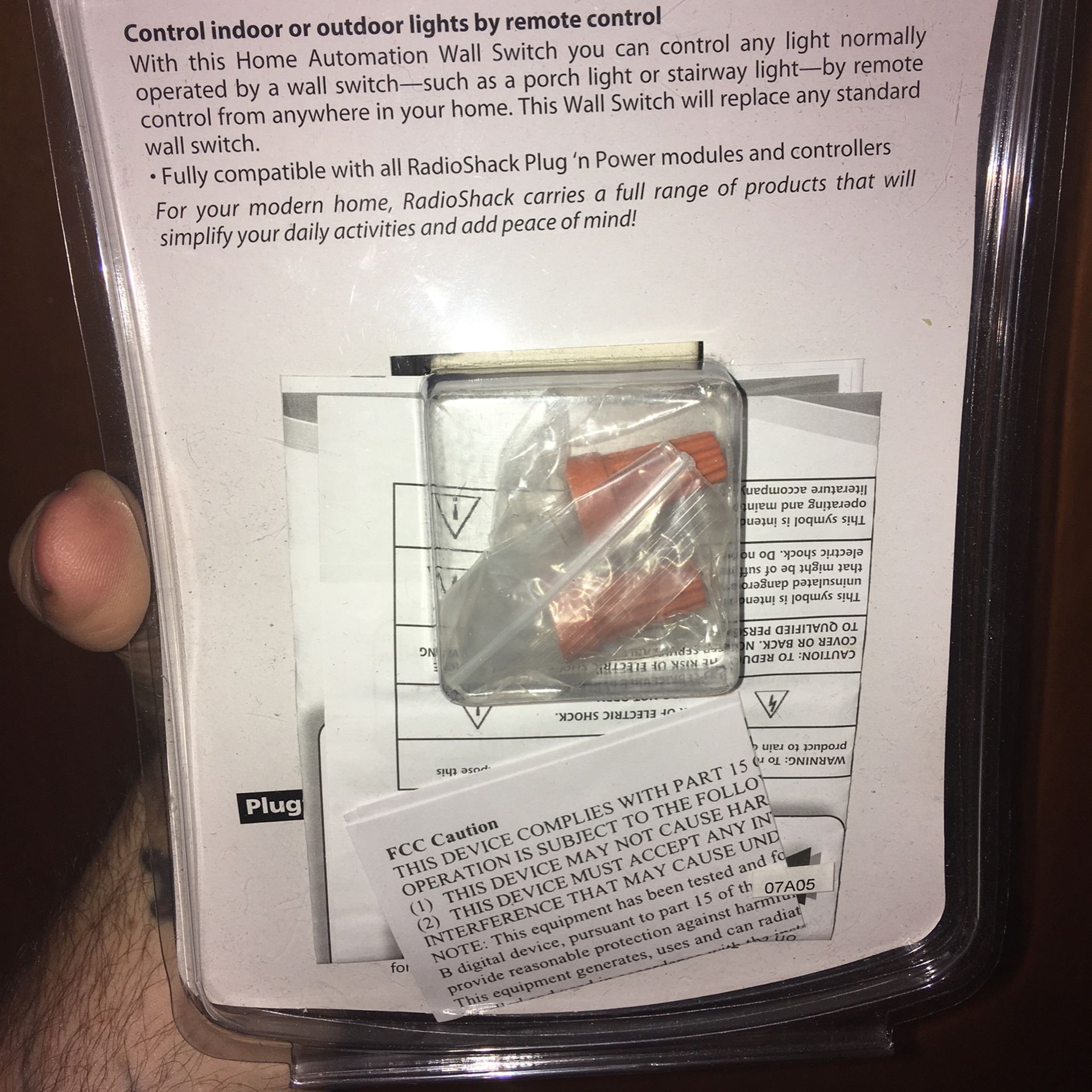 Radio Shack Plug ‘n Power Wall Switch - photo 3