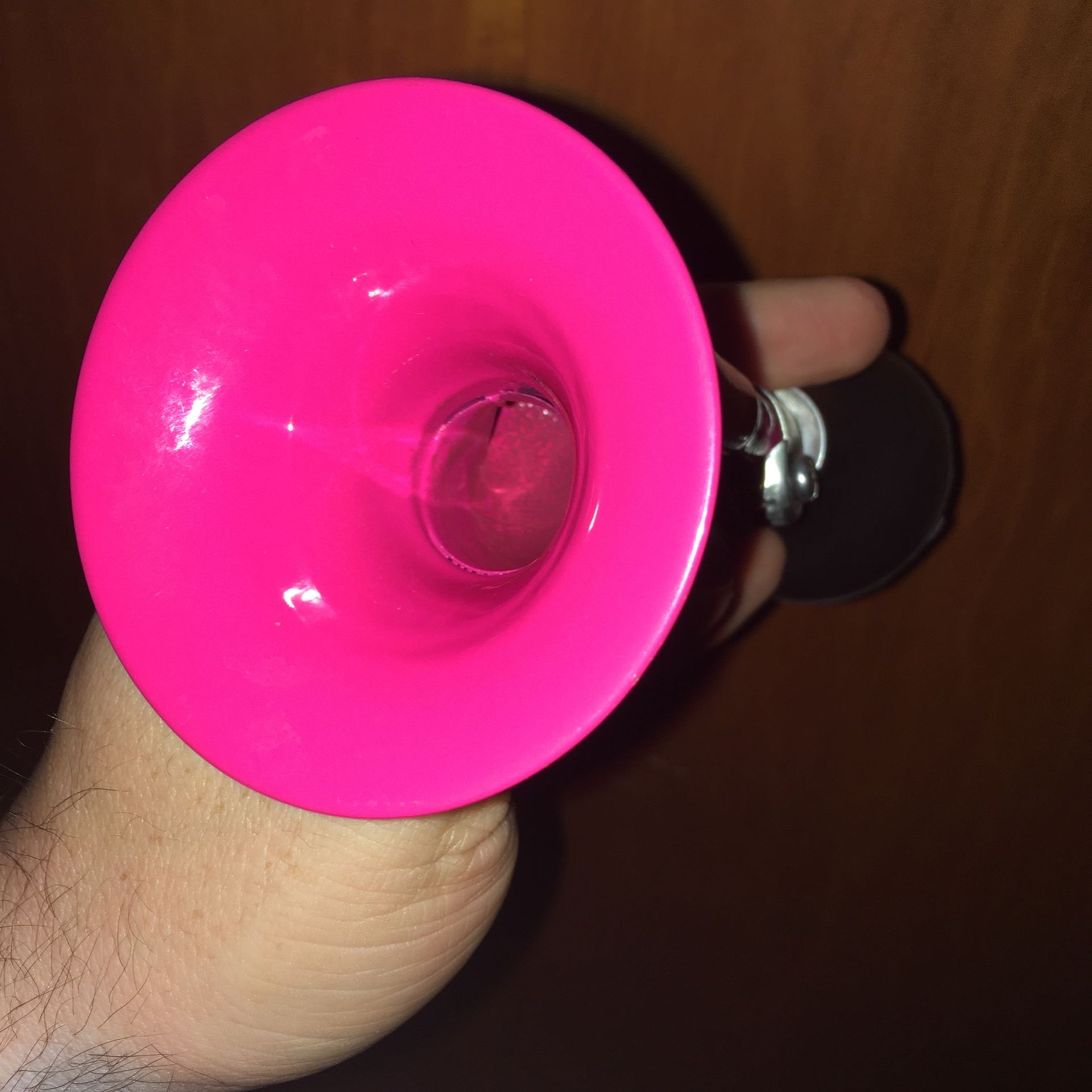 Pink Retro Metal Bicycle Air Horn - photo 2