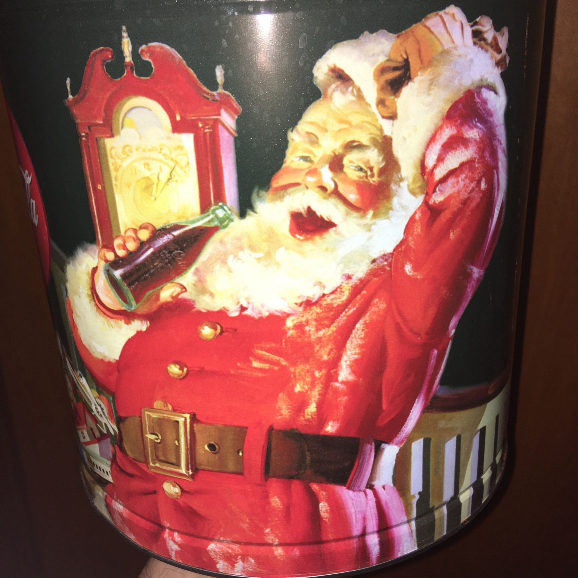 9” Collectible Santa Christmas Tin - photo 2