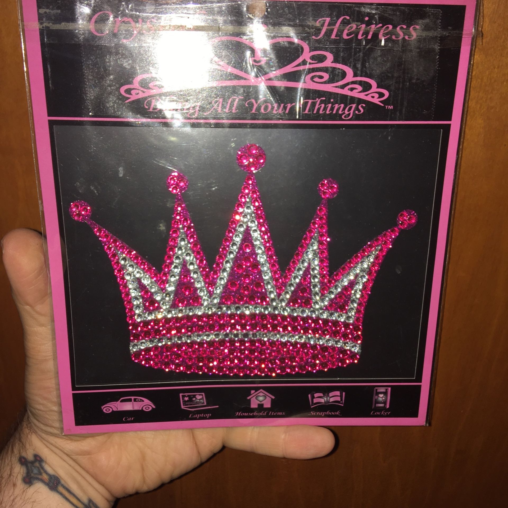 Crystal Heiress 3D Crown Decal