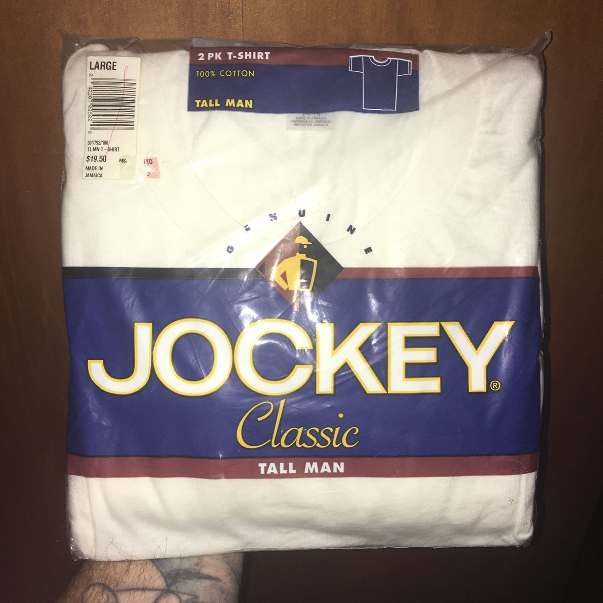 Jockey Tall Man T-Shirt 2 Pack, Large