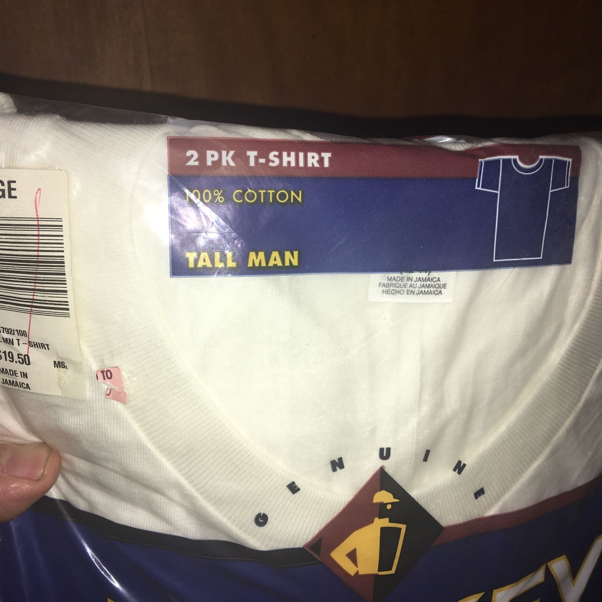 Jockey Tall Man T-Shirt 2 Pack, Large - photo 2