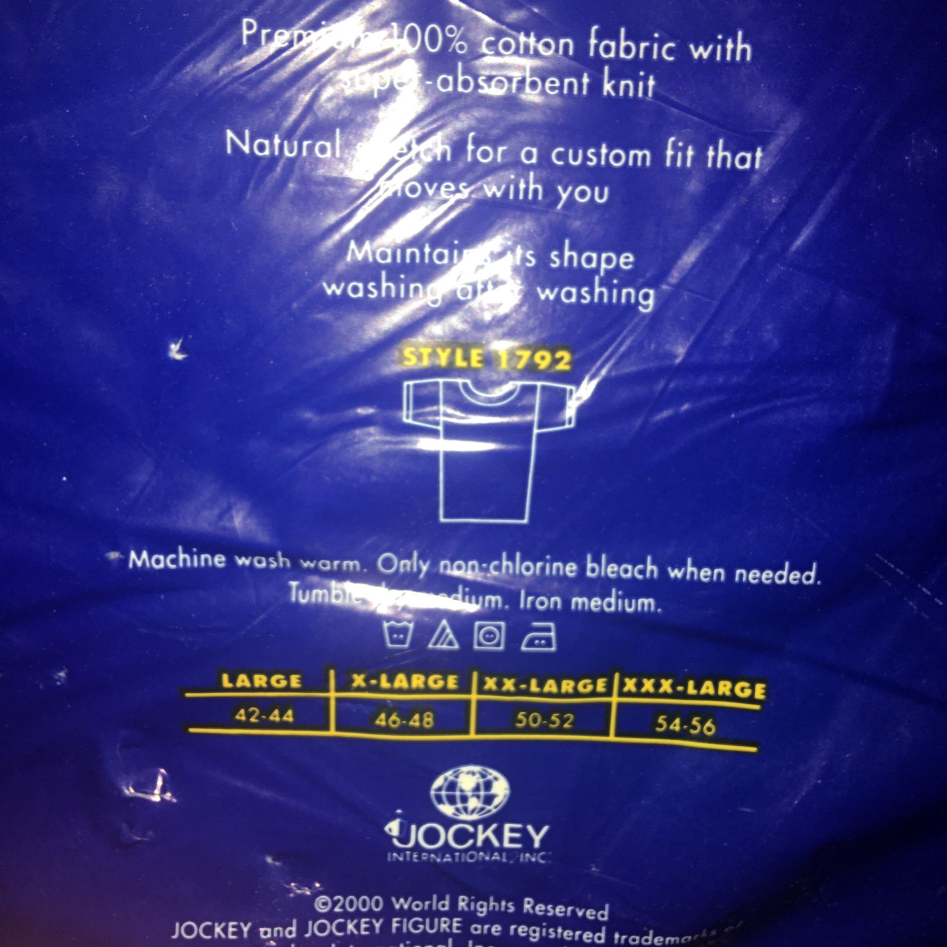 Jockey Tall Man T-Shirt 2 Pack, Large - photo 3