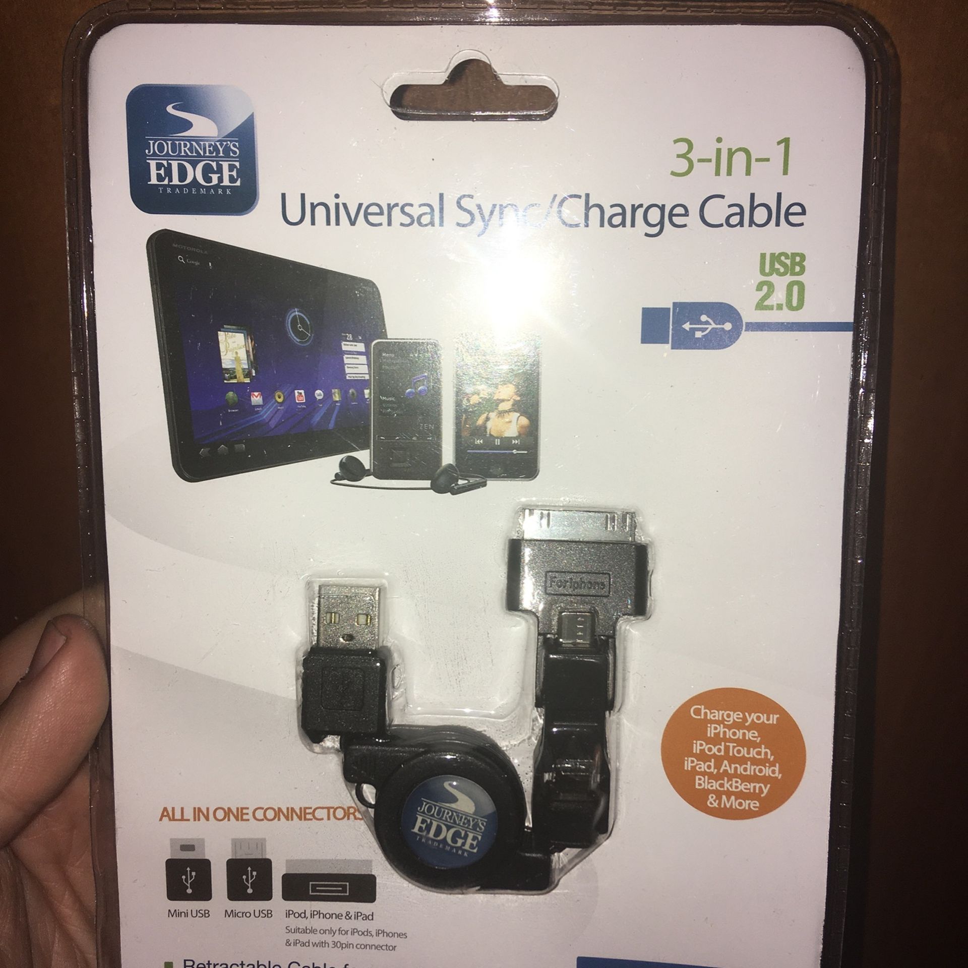 3 In 1 Universal Sync & Charge Cable