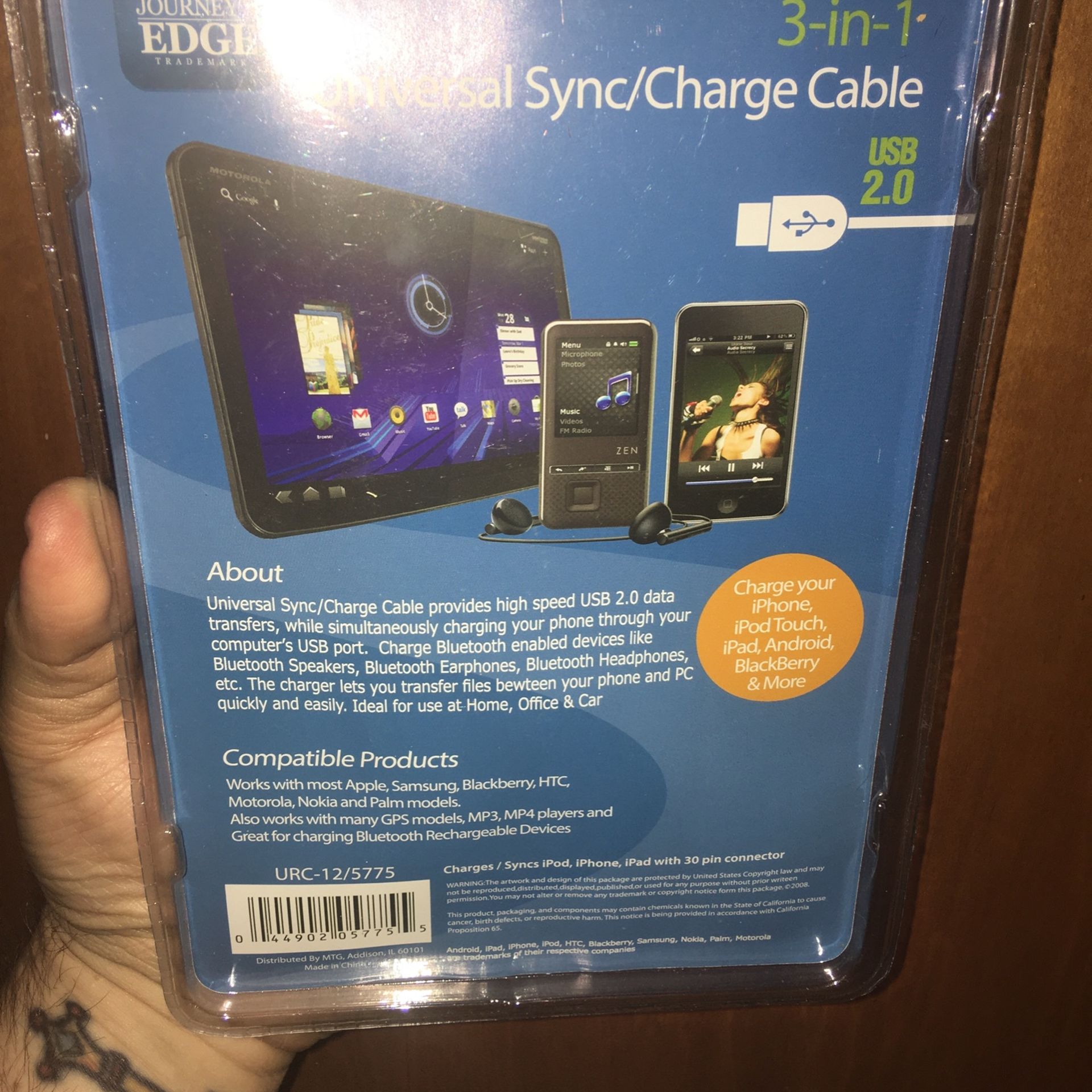 3 In 1 Universal Sync & Charge Cable - photo 3