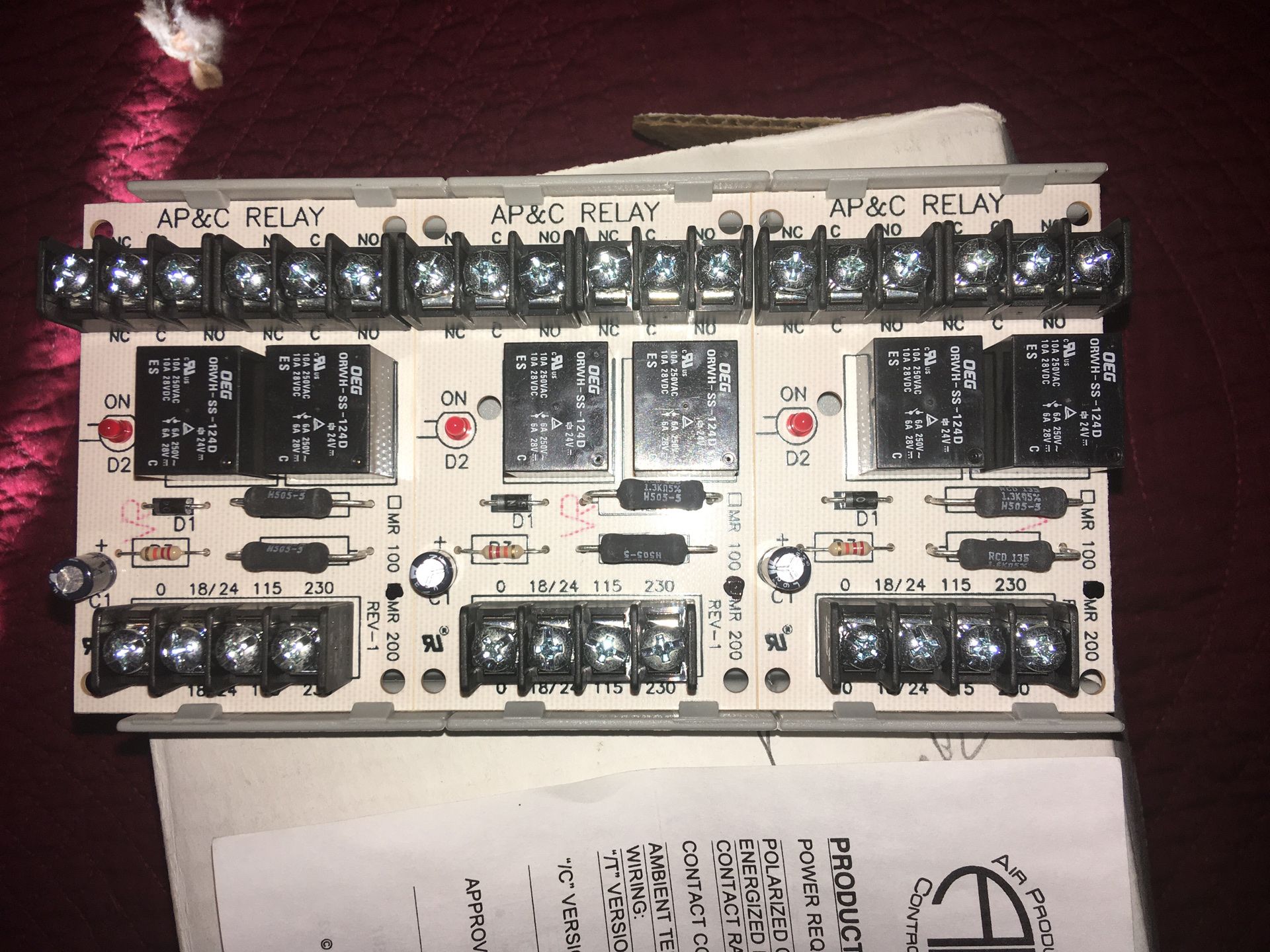 MR-100 • MR-200 2 Pole Relay Set - photo 2