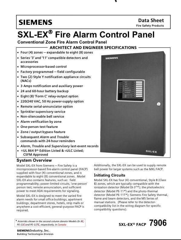 Siemens EN-5X Fire Control Panel Enclosure, Model 500.695884 - photo 3