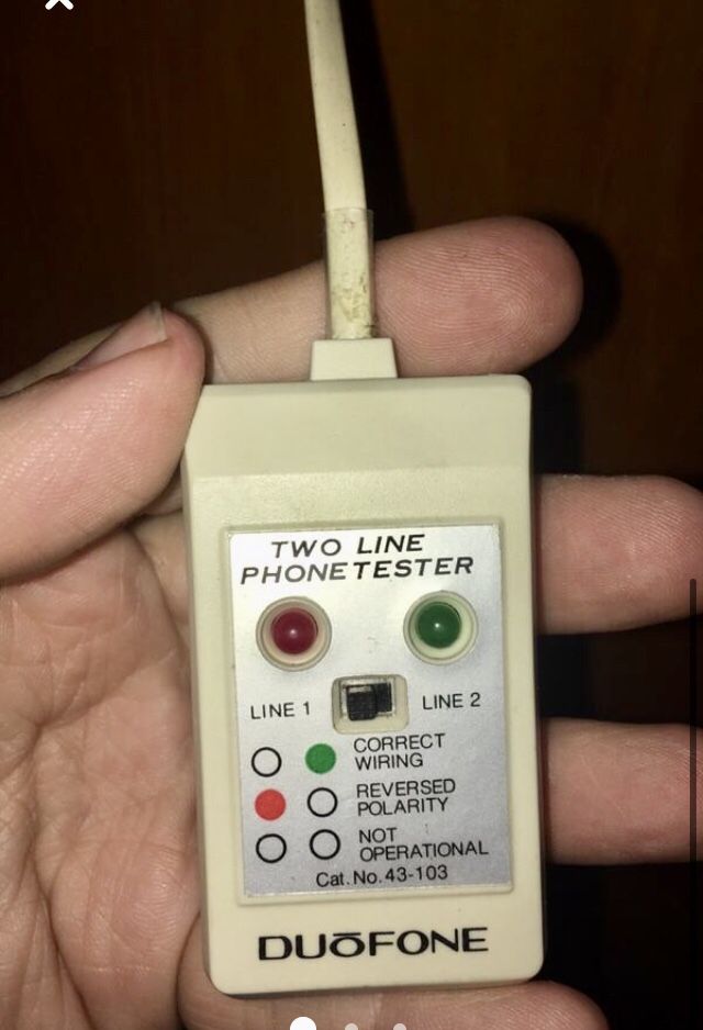 Duofone Two Line Phone Tester