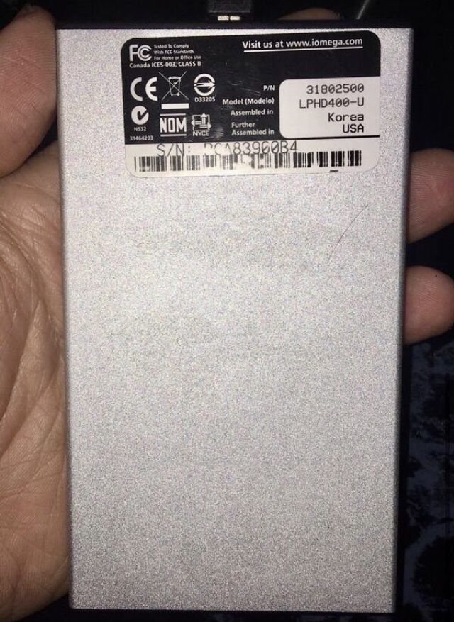 Iomega 375GB Portable Hard Drive - photo 2