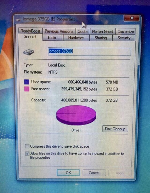 Iomega 375GB Portable Hard Drive - photo 4