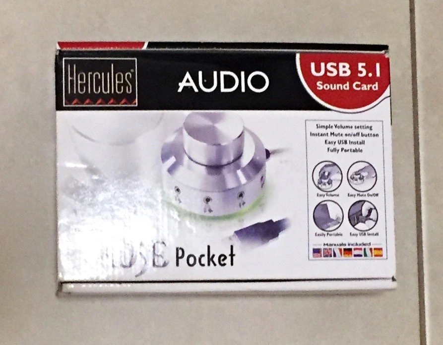 Hercules USB 5.1 Sound Card (NEW)