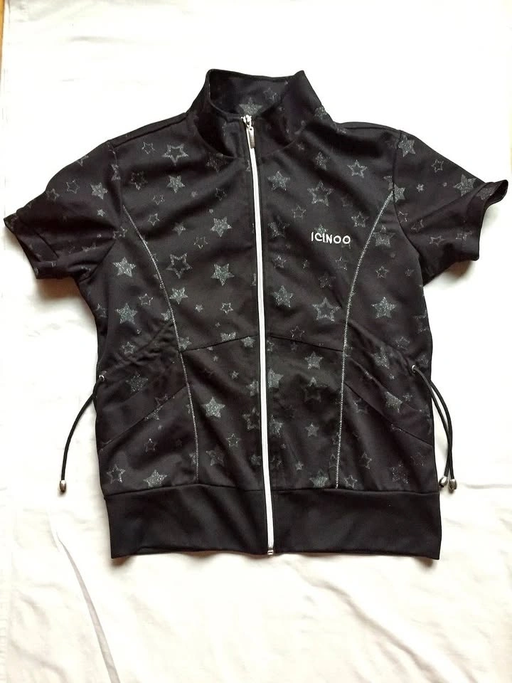 ICINWOO Vintage Short Sleeve Spring/Autumn Jacket