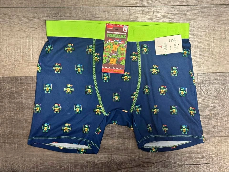 NWT Men’s Teenage Mutant Ninja Turtles LARGE Boxer Briefs