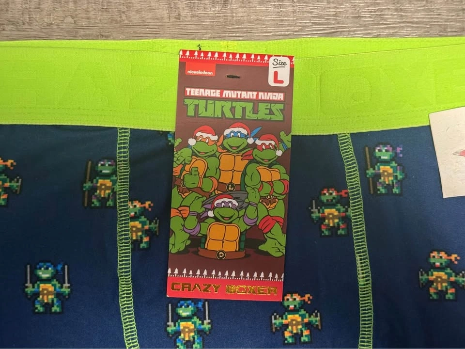 NWT Men’s Teenage Mutant Ninja Turtles LARGE Boxer Briefs - photo 3