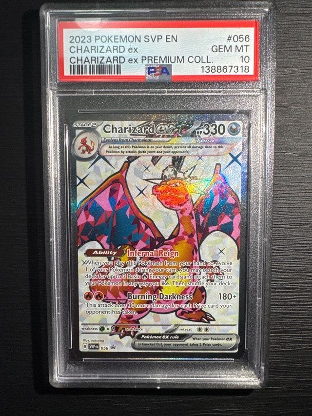 Pokemon Charizard ex #056 PSA 10