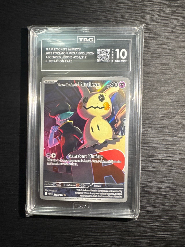 Team Rocket's Mimikyu Pokémon Card TAG10