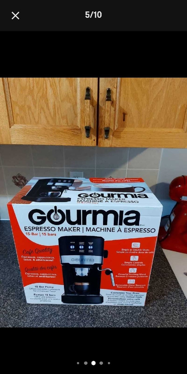New Gourmia Espresso, Americano, Latte, and Cappacino maker - photo 2