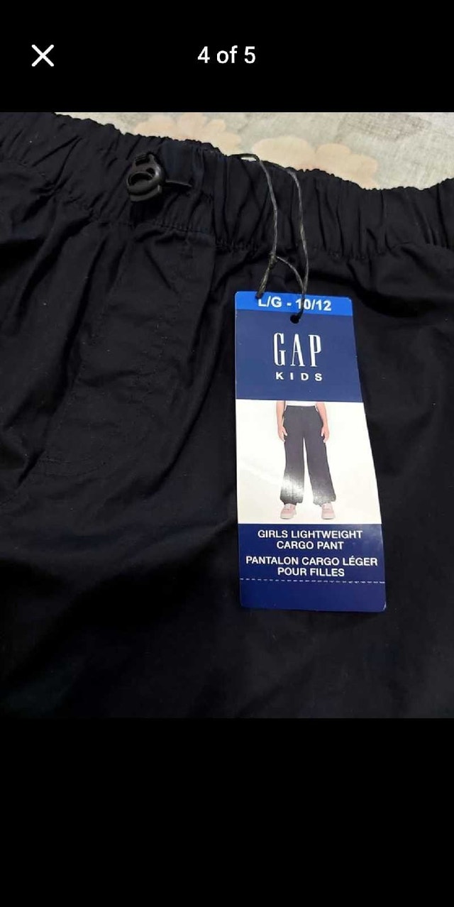 New light weight Gap cargo pant for girls - photo 3
