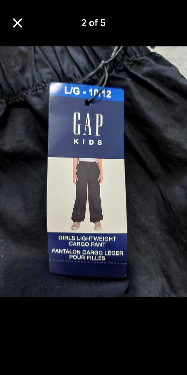 New light weight Gap cargo pant for girls - photo 4