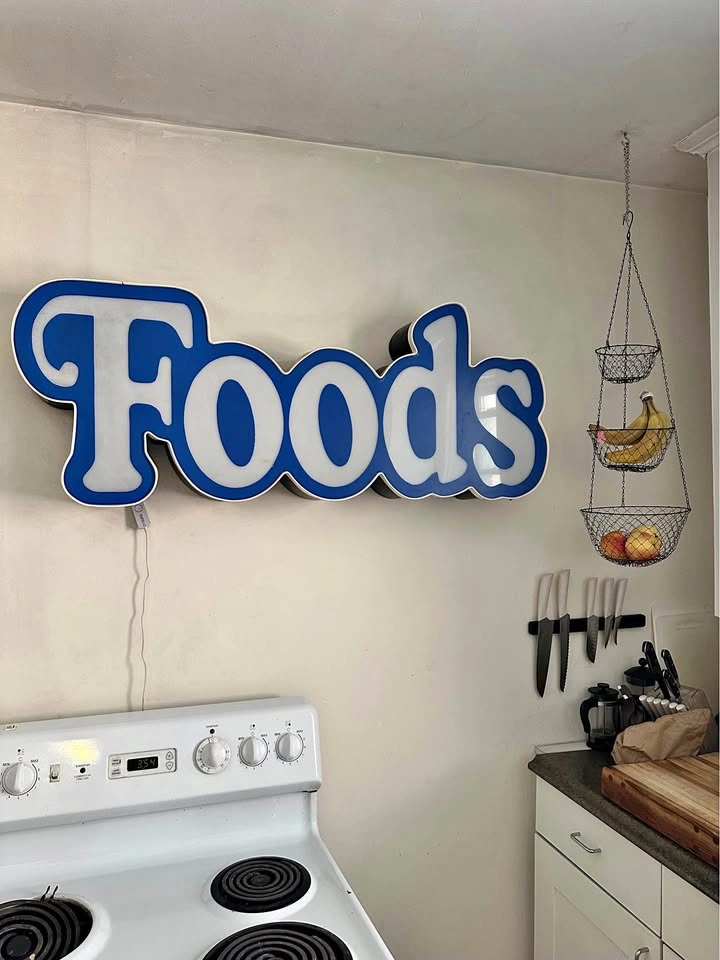 Huge Vintage Sign