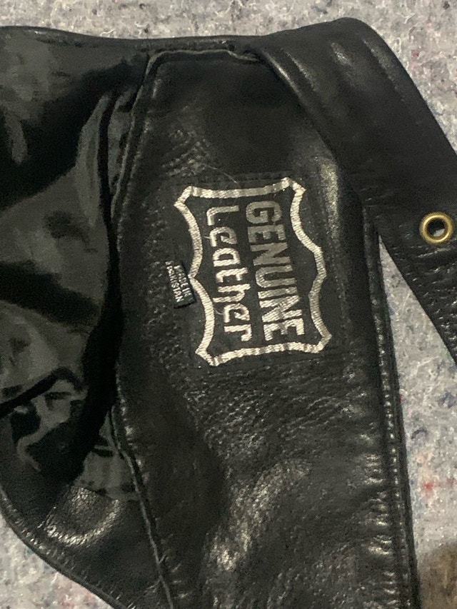 Genuine Leather Motorcycle Chaps - photo 3