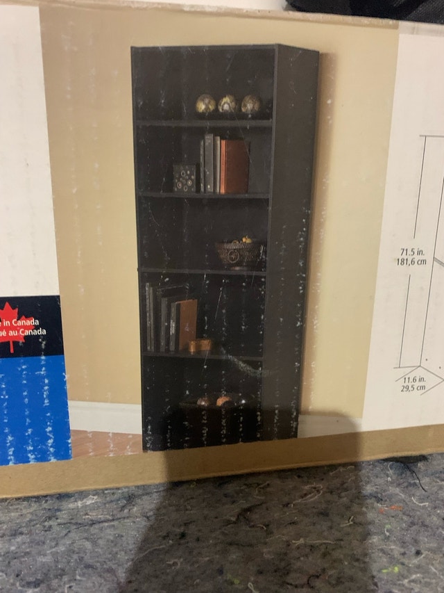 Mainstays 5-Shelf Bookcase BNIB - photo 2