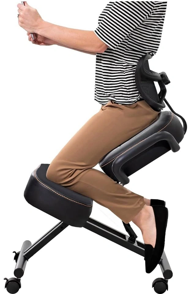 NEW Dragonn Black Kneeling Chair with Back support